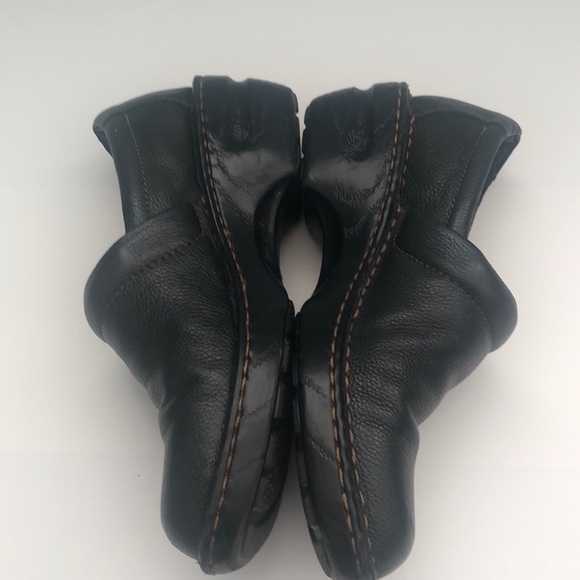 BOC Leather upper black clogs mules that are super comfortable workwear nursing - Picture 6 of 9